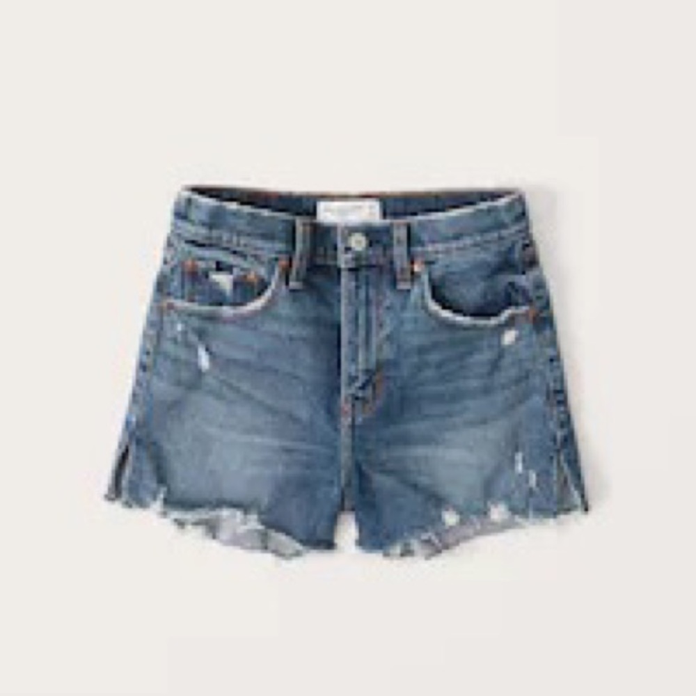 Mid rise mom shorts